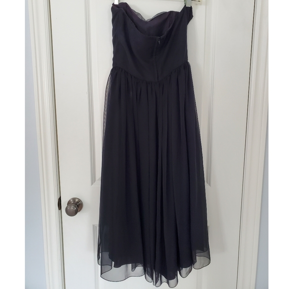 Vintage Peter Ellis Black Strapless Dress - Picture 8 of 10